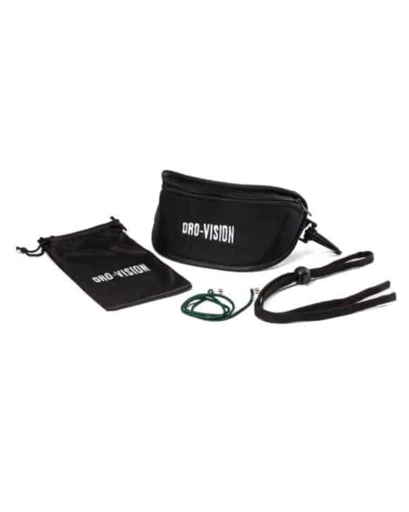 Dromex Black Spectacle Bag, Belt And Clasp Mount N57-1N