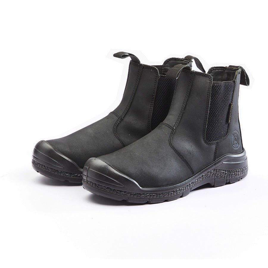 Dromex Crazy Horse Chelsea Boot Black