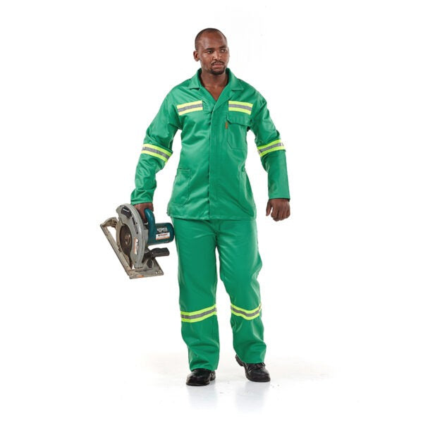 Dromex Conti D59 Reflective Green Flame Pants