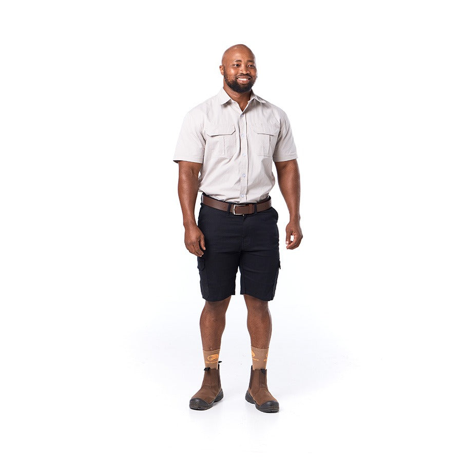 Dromex Horizon Work Shirt Short Sleeve Khaki