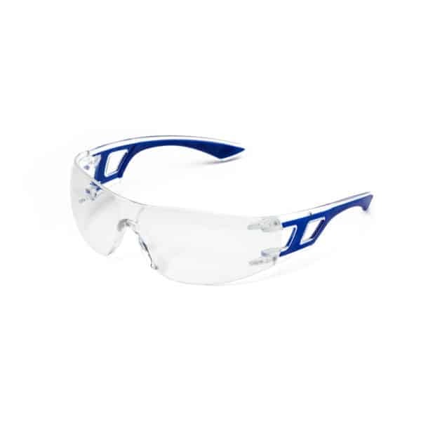 Dromex Sporty Cool Spectacle Clear Anti Scratch & Fog - Blue Frame DV-353C-AF-B