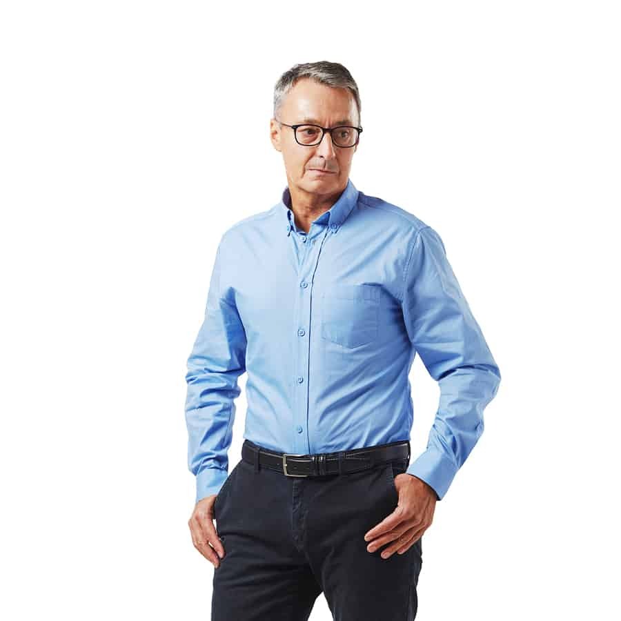 Dromex Formal Shirt Long Sleeve Sky Blue