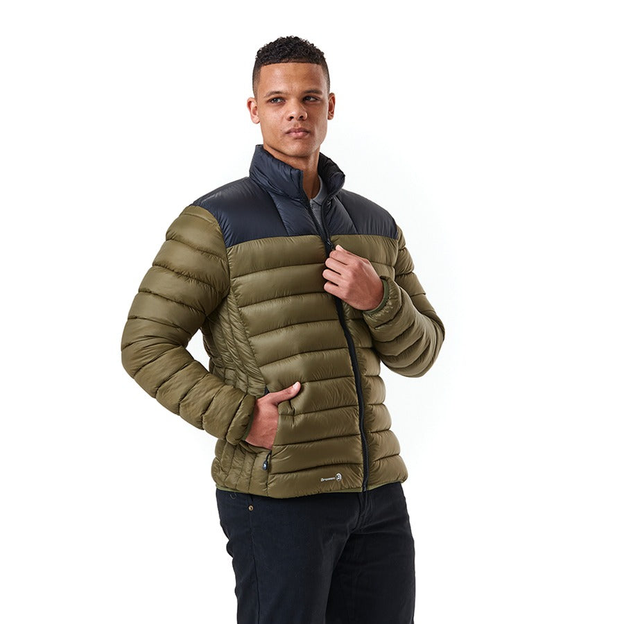 Dromex Storm Puffer Jacket Olive & Black