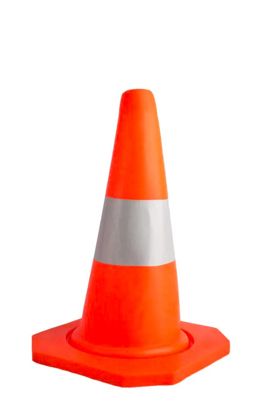 Road Cone Flexi Dayglo Reflective Orange 750mm