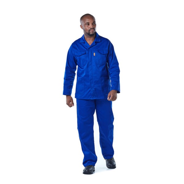 Dromex 65/35 Polycotton SANS 434 Fit Conti Jacket Royal Blue