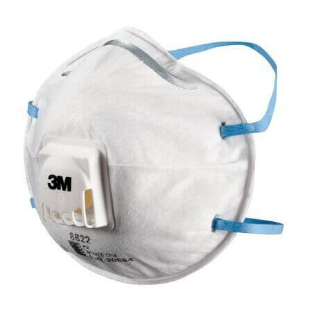 3m 8822 Dust Mask Valved FFP2 (10)