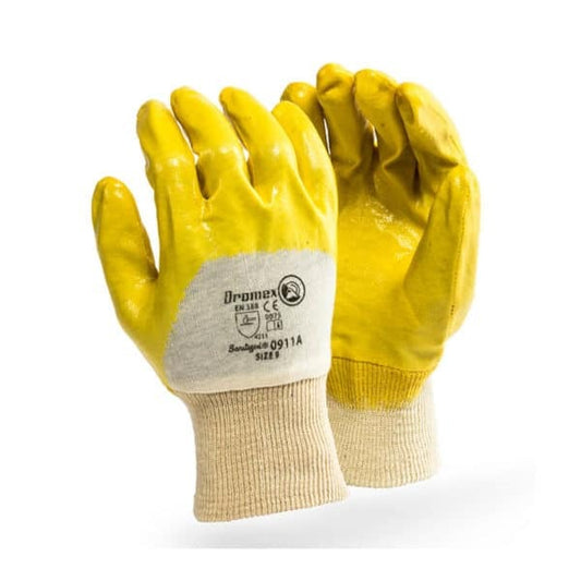 Dromex Glove Yellow Actifresh Nitrile Coated (10)