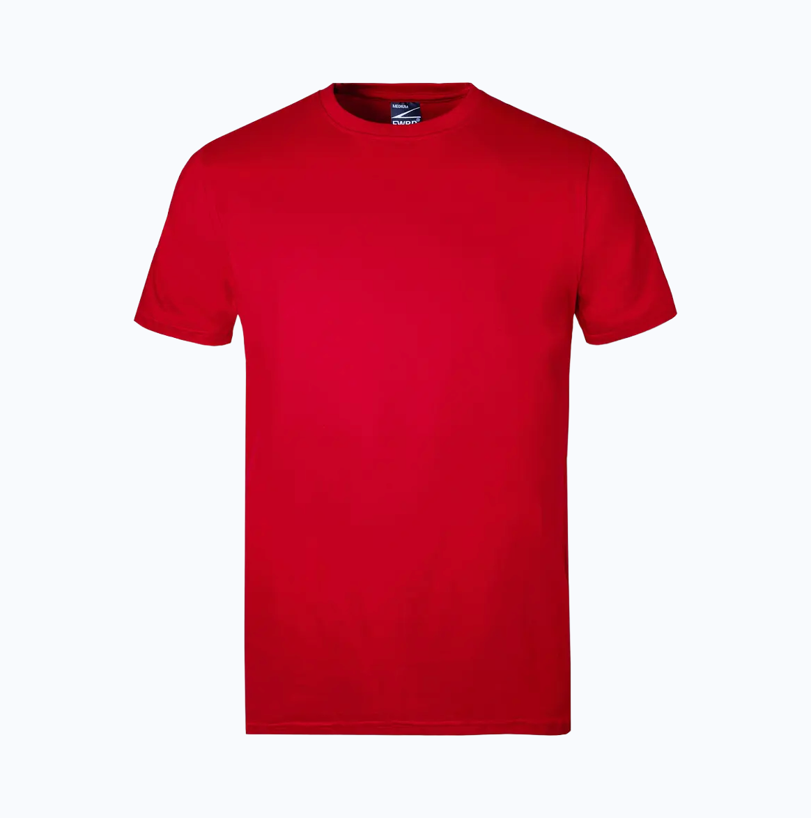 Red t-shirt on a white background