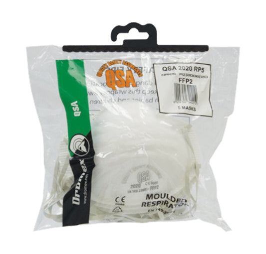 Dromex Dust Mask FFP2 QSA 2020 (5Pack)