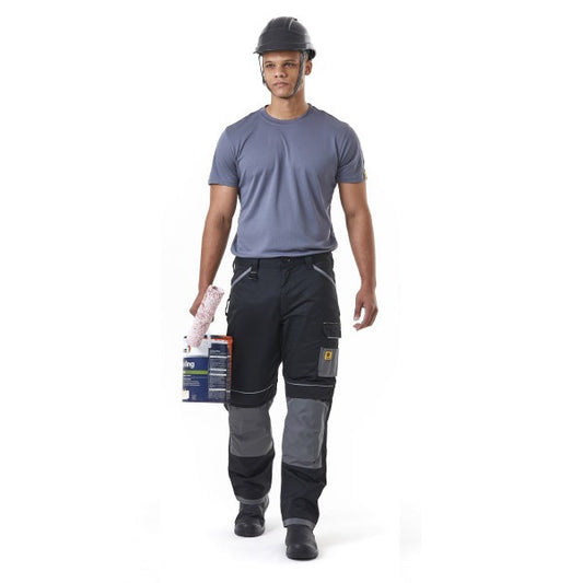 Dromex Utility Pants with Knee Pad Pocket Black