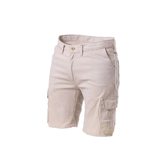 Dromex Cotton Stretch Technical Cargo Shorts Stone