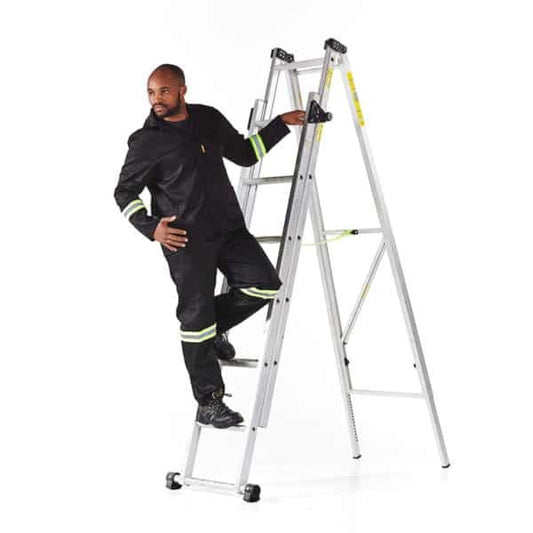 Dromex DW-Conti Polycotton Two Piece Conti Suit Black Reflective