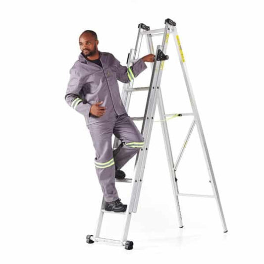 Dromex DW-Conti Polycotton Two Piece Conti Suit Grey Reflective
