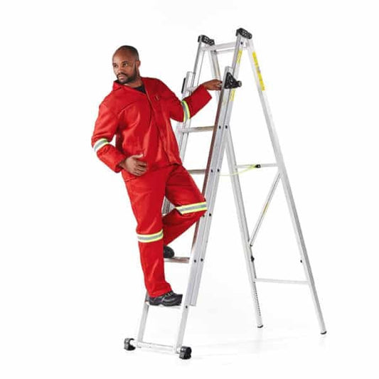 Dromex DW-Conti Polycotton Two Piece Conti Suit Red Reflective