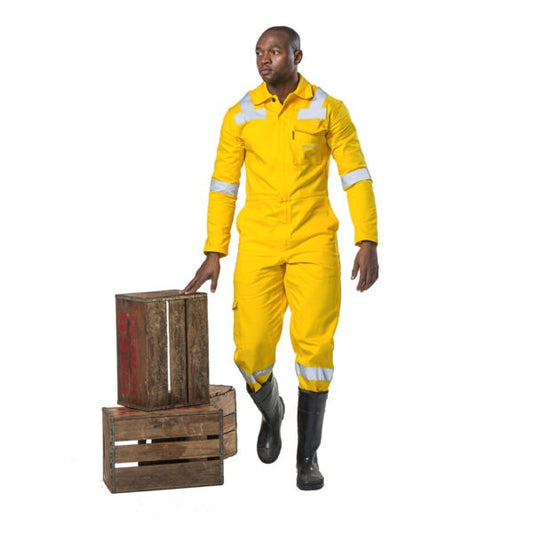 Dromex Conti D59 Mining Boiler Suit Reflective Yellow