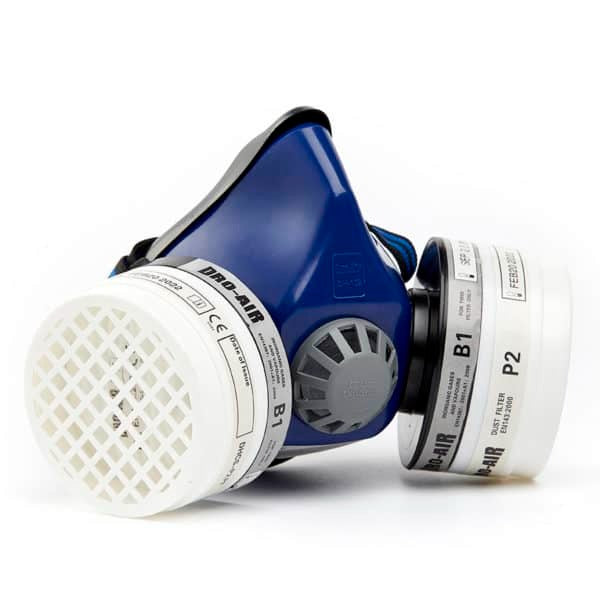 Dromex PVC Double Midimask - Blue DH-102