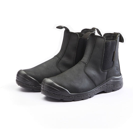 Dromex Crazy Horse Chelsea Boot Black