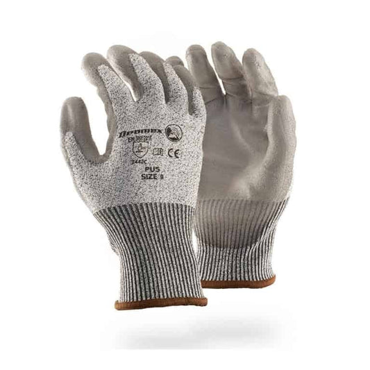 Dromex Glove PU5 Grey Cut 4