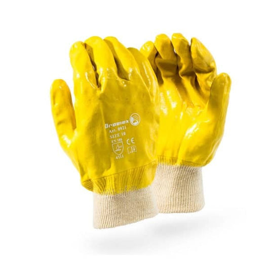 Dromex Glove Yellow Nitrile Full Dip Kw 0921/10