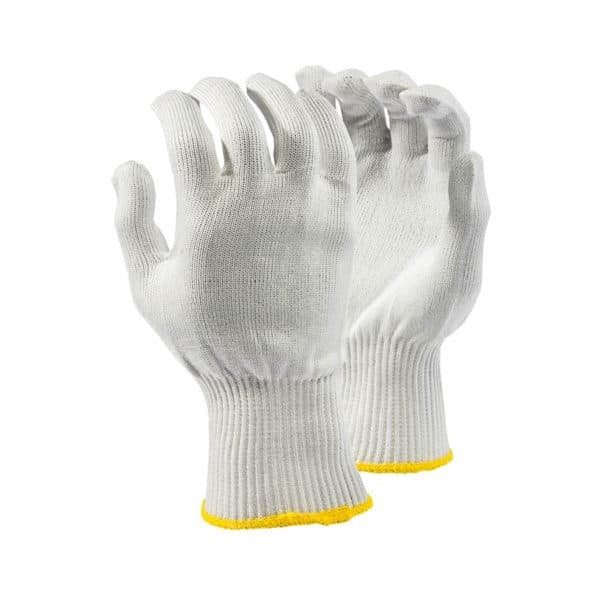 Dromex Glove Inspectors Nylon White PU2001-W
