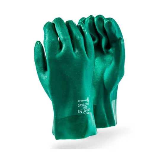 Dromex Glove PVC Green Gpvc/27/Hg