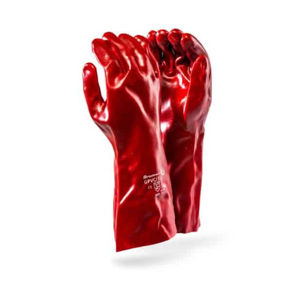 Dromex Glove PVC Red Std Duty GPVC/35