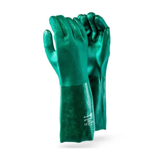 Dromex Glove PVC Green GPVC/40/Hg