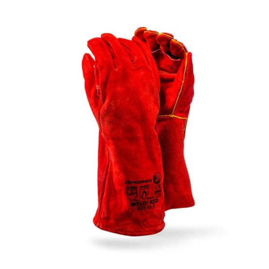 Dromex Glove Red Heat Premium WELD/Red