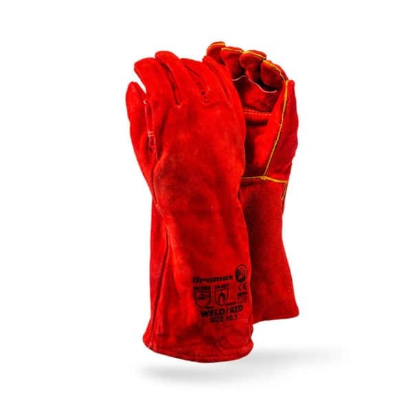 Dromex Glove Red Heat Premium WELD/Red