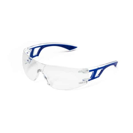 Dromex Sporty Cool Spectacle Clear Anti Scratch & Fog - Blue Frame DV-353C-AF-B