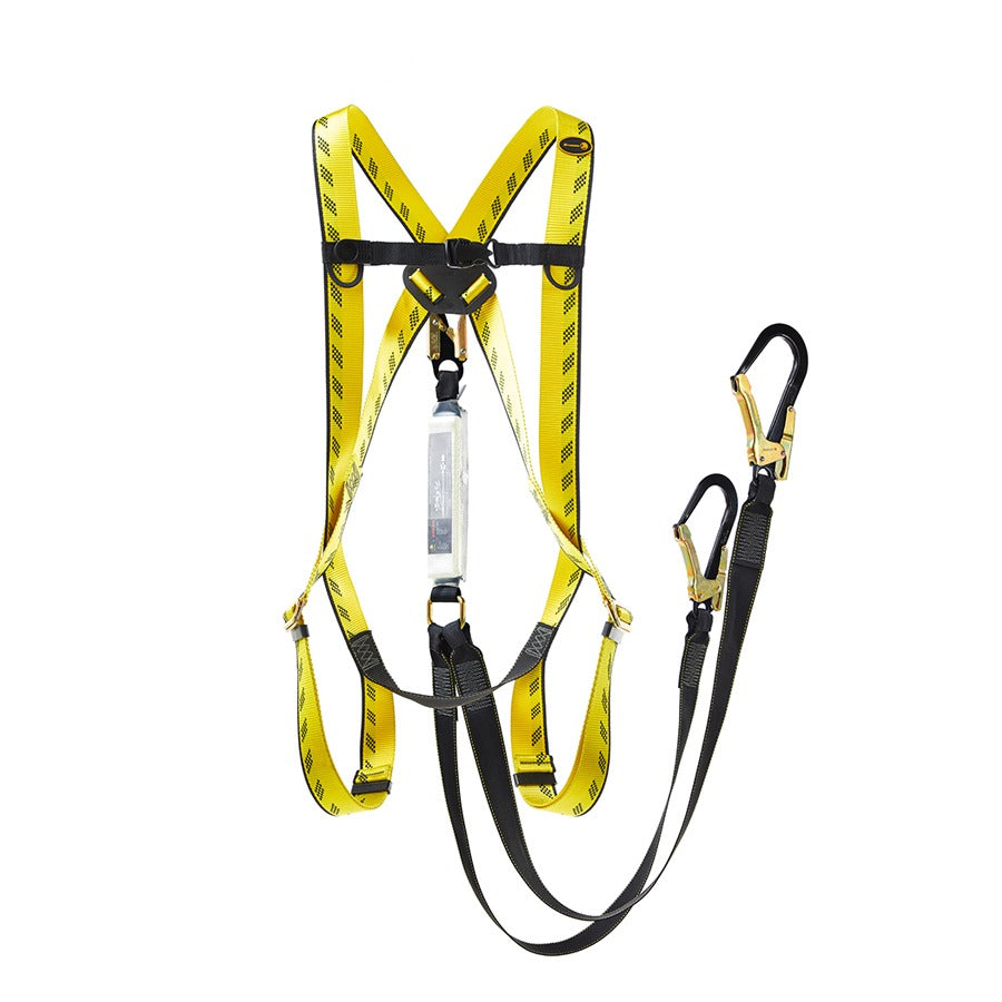 Full Body Harness Double Lanyard With Scaffolding Hooks DFA-PN10