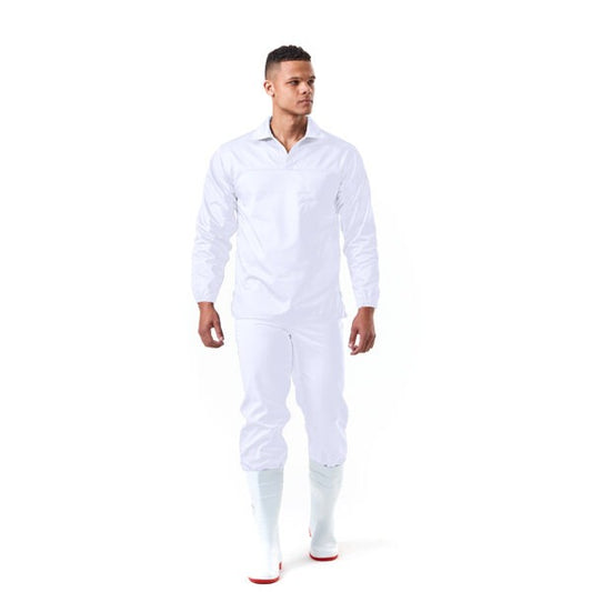 Dromex 65/35 Polycotton HACCP Compliant Conti Jacket White