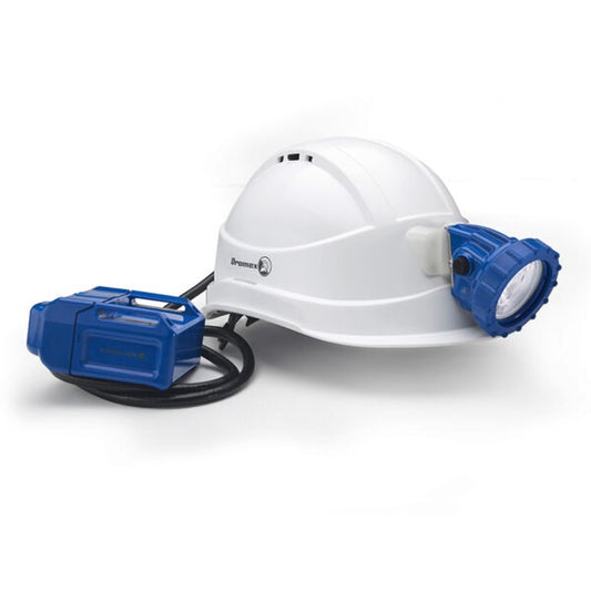 Dromex Hard Hat With Cap Lamp Bracket Blue