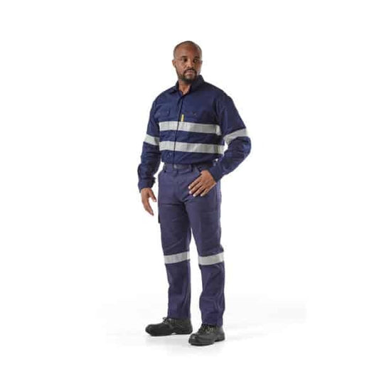 Dromex J54 Reflective Pants Navy Blue