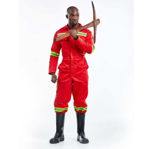 Dromex J54 Anglo Boiler Suit Reflective Red