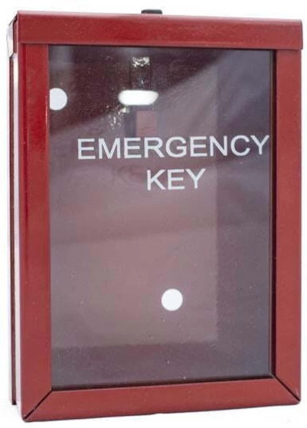 Metal Key Box Red