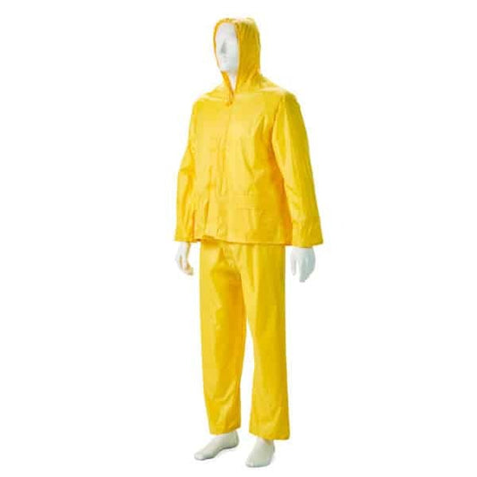 Dromex Rubberised Rain Coat Yellow