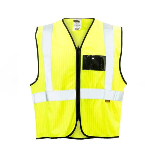 Dromex Reflective Vest Anti Static & Flame Retardant Lime