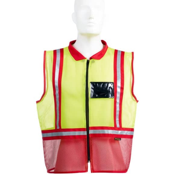 Dromex Reflective Vest 2 Tone Yellow/Red