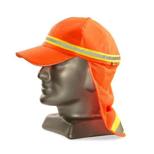 Dromex Baseball Cap Neck Protect Orange Sa-Hi-Or